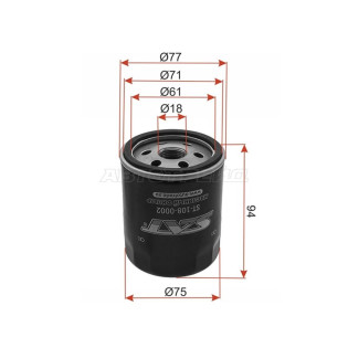 Фильтр масляный MAZDA 2 (DL)/3 (BM)/3 (BP)/6 (GJ/GL)/CX-3 (DK)/CX-30 (DM)/CX-5 (KE)/CX-5 (KF)/CX-7 (ER) SAT