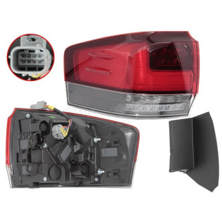 Фонарь задний TOYOTA LAND CRUISER 300 21- лев LED SAT