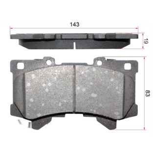 Колодки тормозные передние TOYOTA LAND CRUISER 300 21- V35A-FTS SAT