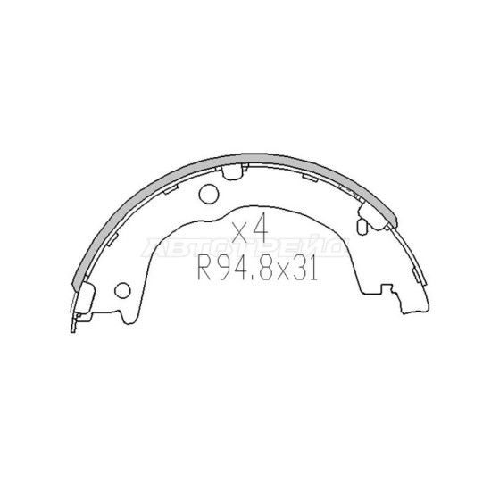 Колодки тормозные зад KIA SORENTO 06-/HYUNDAI SANTA FE 06- SAT
