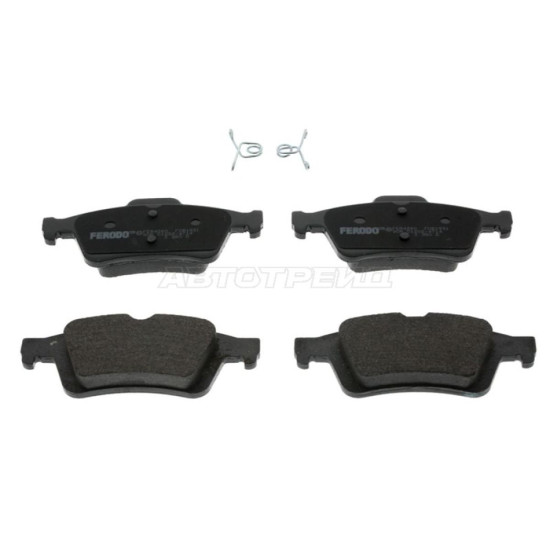 Колодки тормозные зад MAZDA 3 03-13/FORD FOCUS II/III/IV  04- FERODO