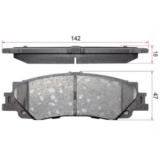 Колодки тормозные задние TOYOTA LAND CRUISER 300 21- V35A-FTS SAT