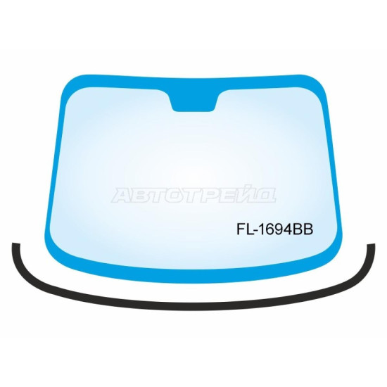 Молдинг лобового стекла нижний (кассета) FORD FOCUS II 05-11 FLEXLINE