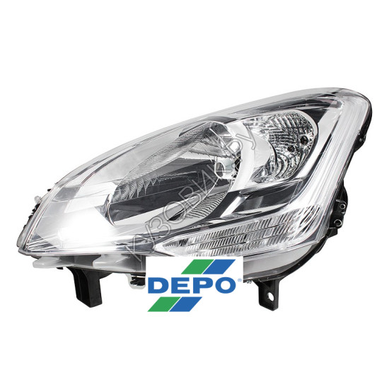 Фара левая Citroen Berlingo (2008-) DEPO