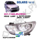 Фара левая Hyundai Solaris 1 (2010-2014) DEPO