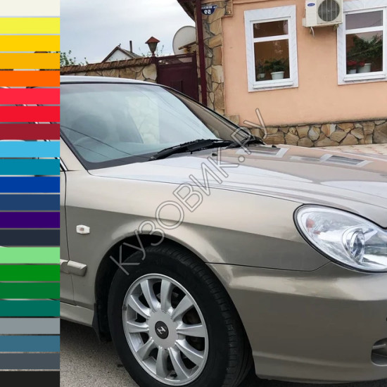 Крыло переднее правое в цвет кузова Hyundai Sonata EF Тагаз (2001-2012) с отверстием под повторитель Крыло переднее правое в цвет кузова Hyundai Sonata EF Тагаз (2001-2012) с отверстием под повторитель