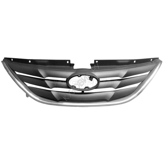 Решетка HYUNDAI SONATA 11- черн. хром молдинг SAT