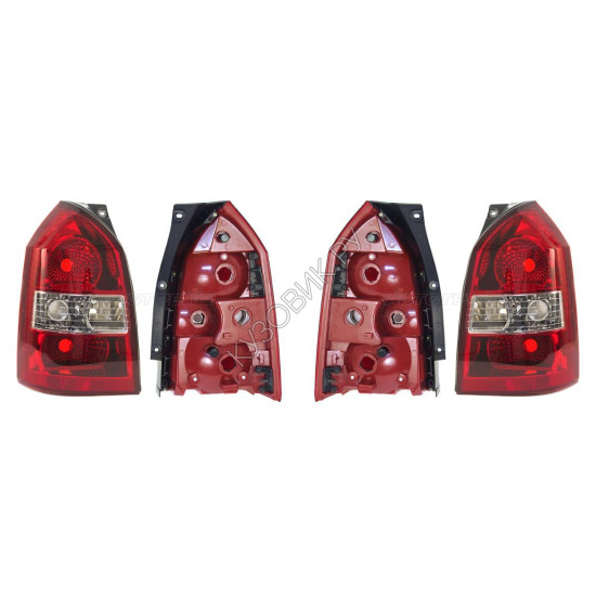 Фонари задние Хендай Туксон Hyundai Tucson 1 (2004-2010) комплект 2 штуки левый и правый SAT высокое качество