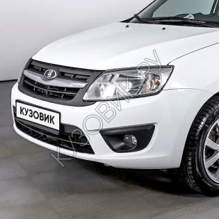 Бампер передний в цвет кузова Лада Гранта 1 (2014-2018) 2191 рестайлинг Бампер передний в цвет кузова Лада Гранта 1 (2014-2018) 2191 рестайлинг