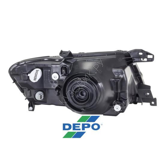 Фара левая Mitsubishi Pajero 3 (2000-2002) DEPO