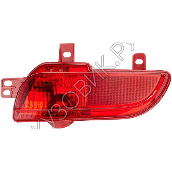 Фонарь левый задний в бампер Peugeot 207 (2006-) DEPO