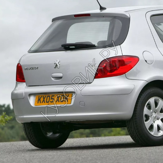 Бампер задний в цвет кузова Peugeot 307 (2001-2008)