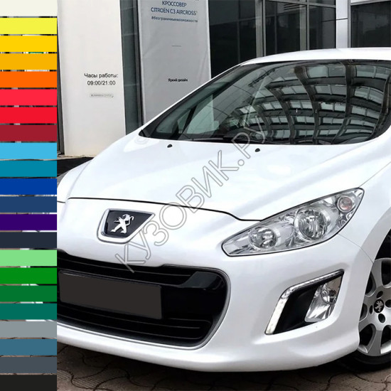 Бампер передний в цвет кузова Peugeot 308 (2011-2015) рестайлинг Бампер передний в цвет кузова Peugeot 308 (2011-2015) рестайлинг