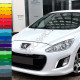 Бампер передний в цвет кузова Peugeot 308 (2011-2015) рестайлинг Бампер передний в цвет кузова Peugeot 308 (2011-2015) рестайлинг