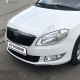 Бампер передний в цвет кузова Skoda Fabia 2 (2010-2014) рестайлинг Бампер передний в цвет кузова Skoda Fabia 2 (2010-2014) рестайлинг