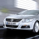 Бампер передний в цвет кузова Volkswagen Passat CC (2009-2012) с отв под омыватель и парктроники