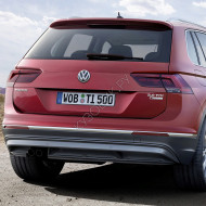 Задний бампер верхняя часть в цвет кузова Volkswagen Tiguan 2 (2016-)